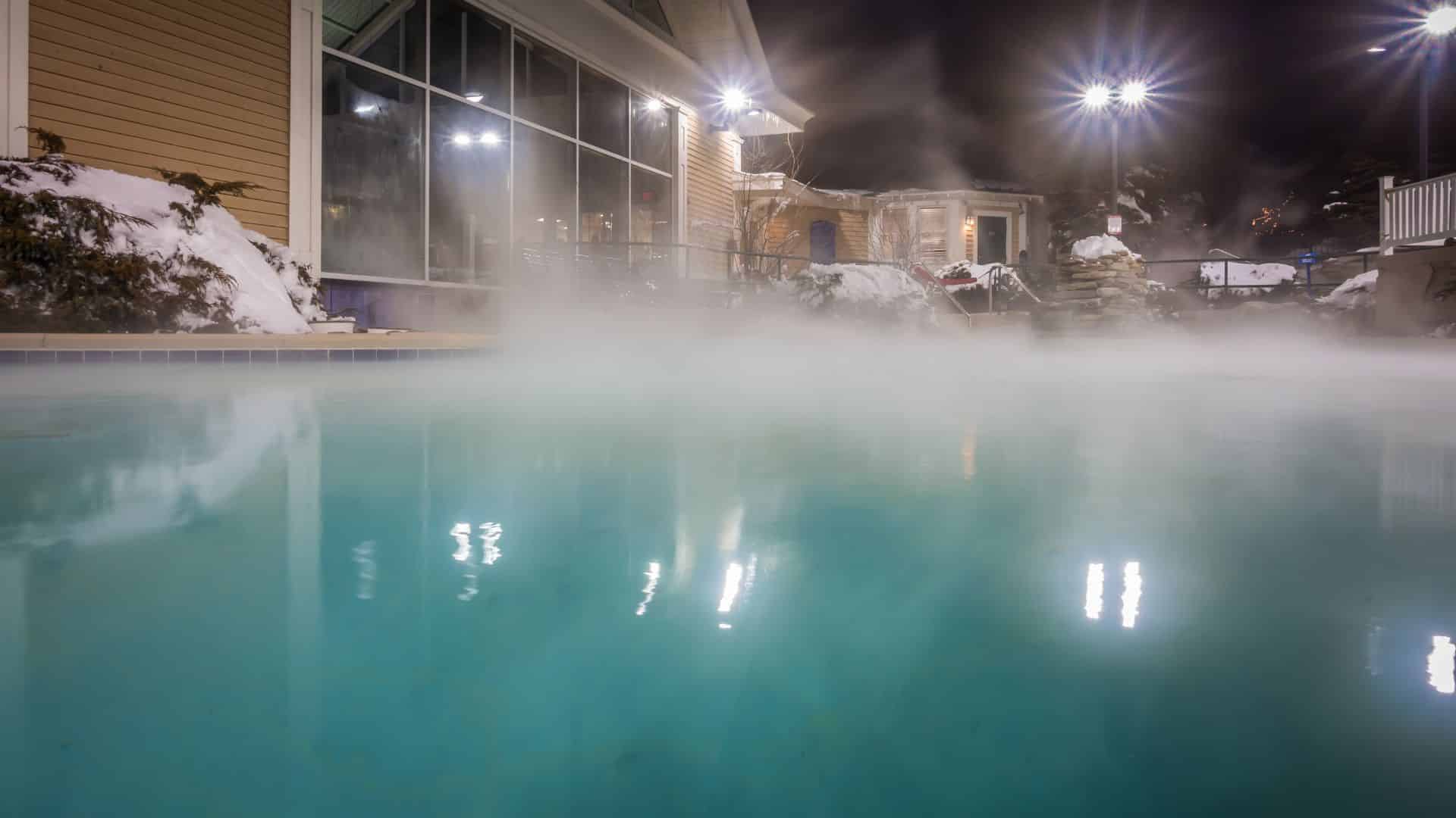 heated pool