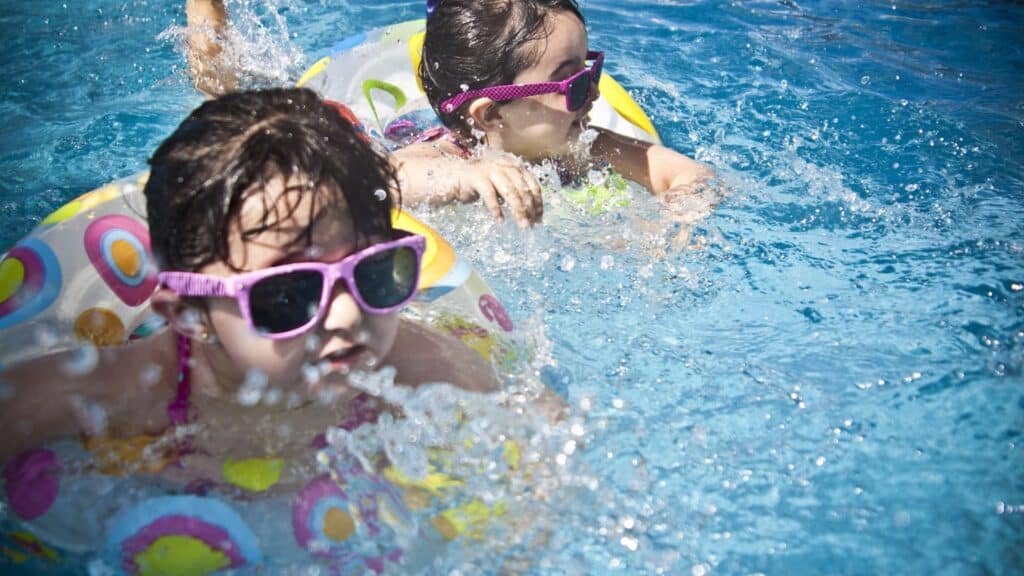 Keep your kids safe in your above-ground pool.