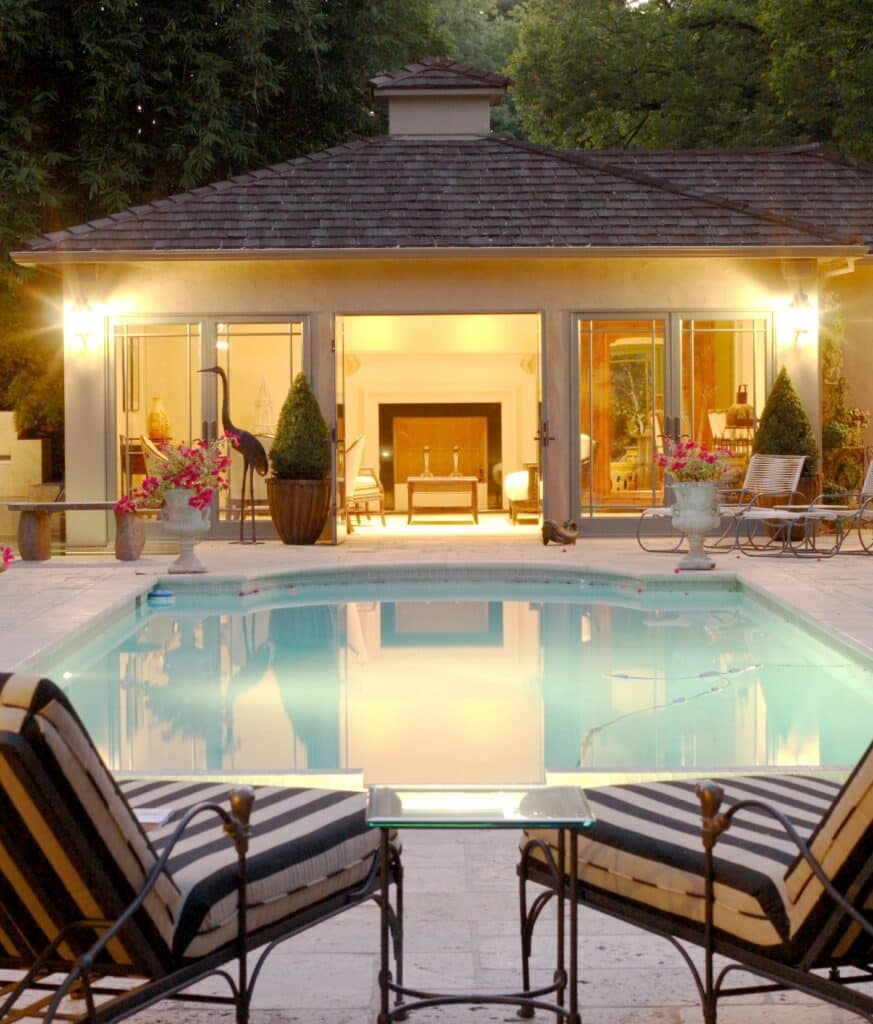 Pool house financing from HFS Financial is the start of a perfect project.
