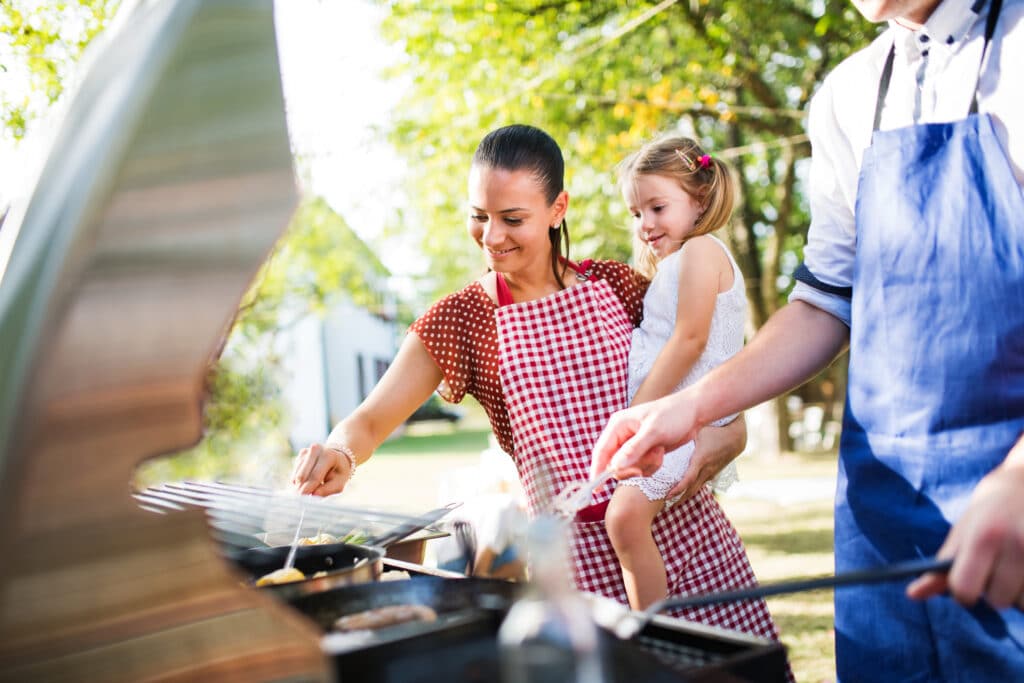 An outdoor kitchen loan helps you invite over more time with friends and family.
