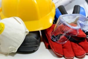 PPE used to mitigate on-the-job safety hazards for general contractors