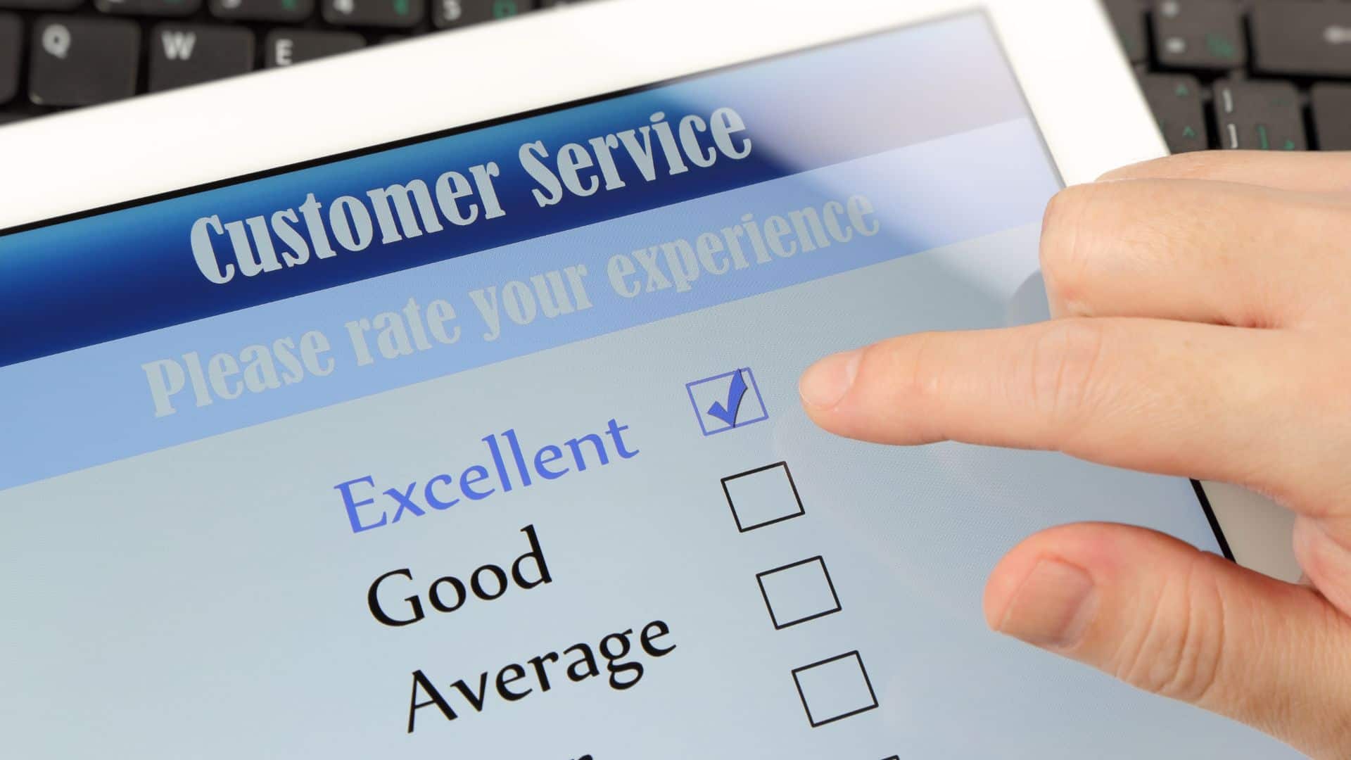 a survey on providing excellent service to clients