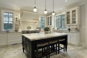 Gorgeous kitchen with cream colored theme