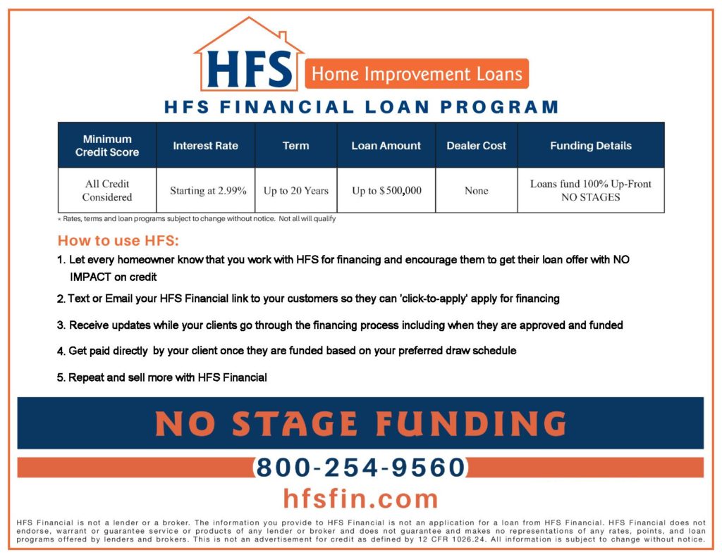 HFS Financial Loan Program